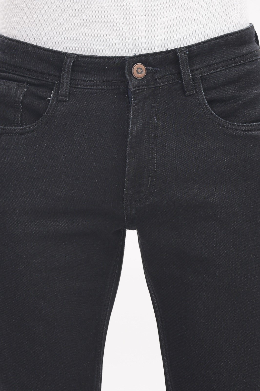 Classic Black Slim Fit Stretch Jeans