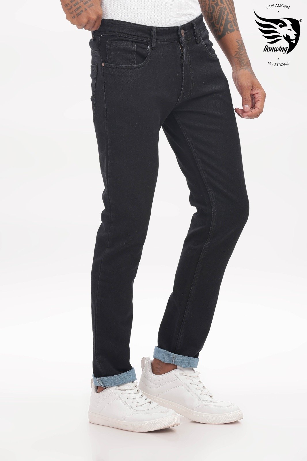 Classic Black Slim Fit Stretch Jeans