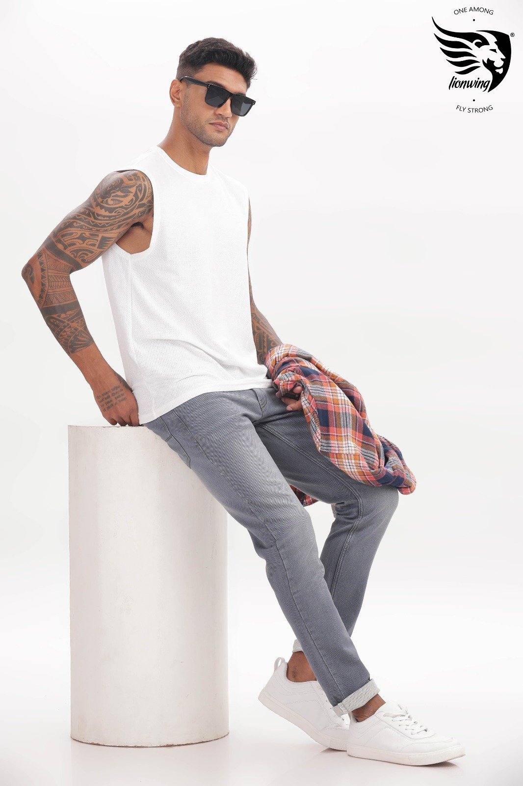 Classic Grey Slim Fit Stretch Jeans